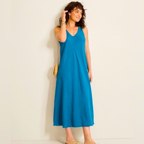 NWT Tommy Bahama St. Lucia Linen Blend Dress - Picture 3 of 9